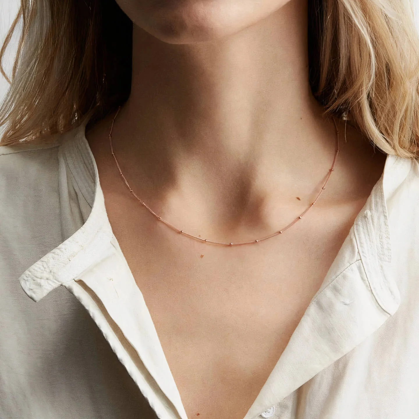 Beaded Chain Necklace - Image 2
