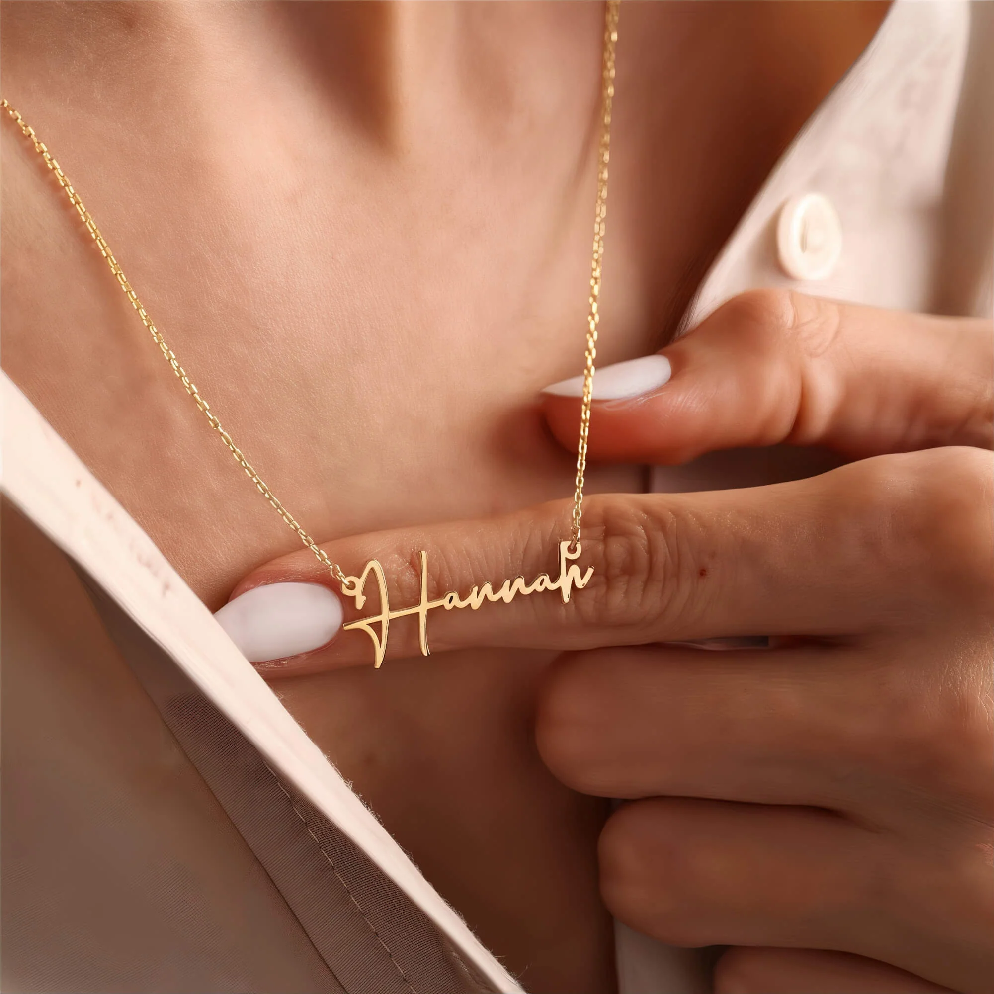 Custom Cursive Name Necklace - Image 8