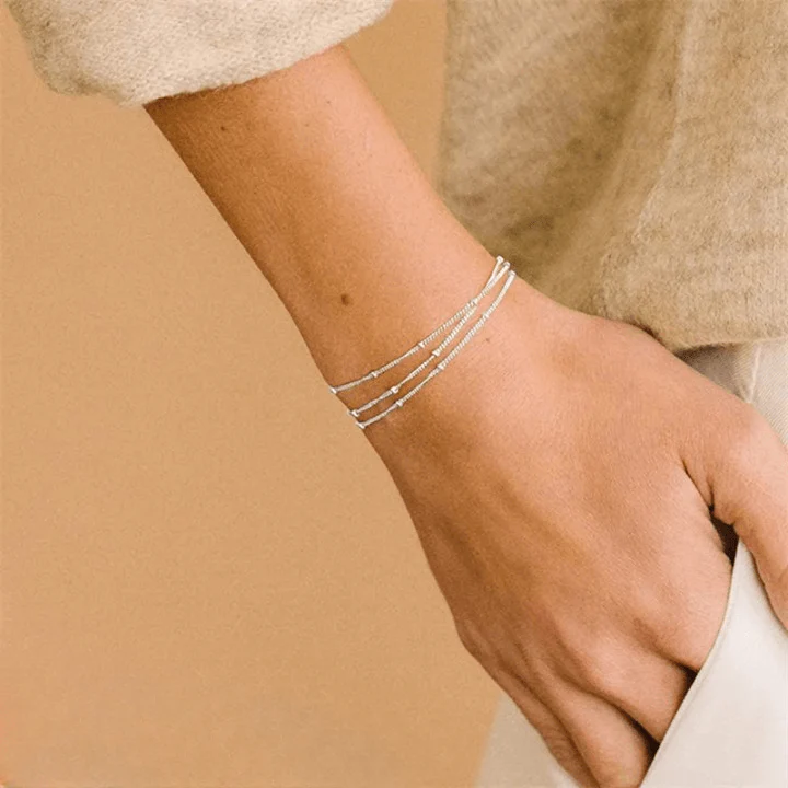 Dainty Satellite Chain Bracelet - Image 3