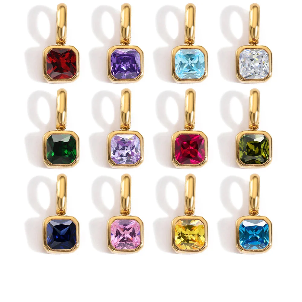 Birthstone Block Charm - Image 2