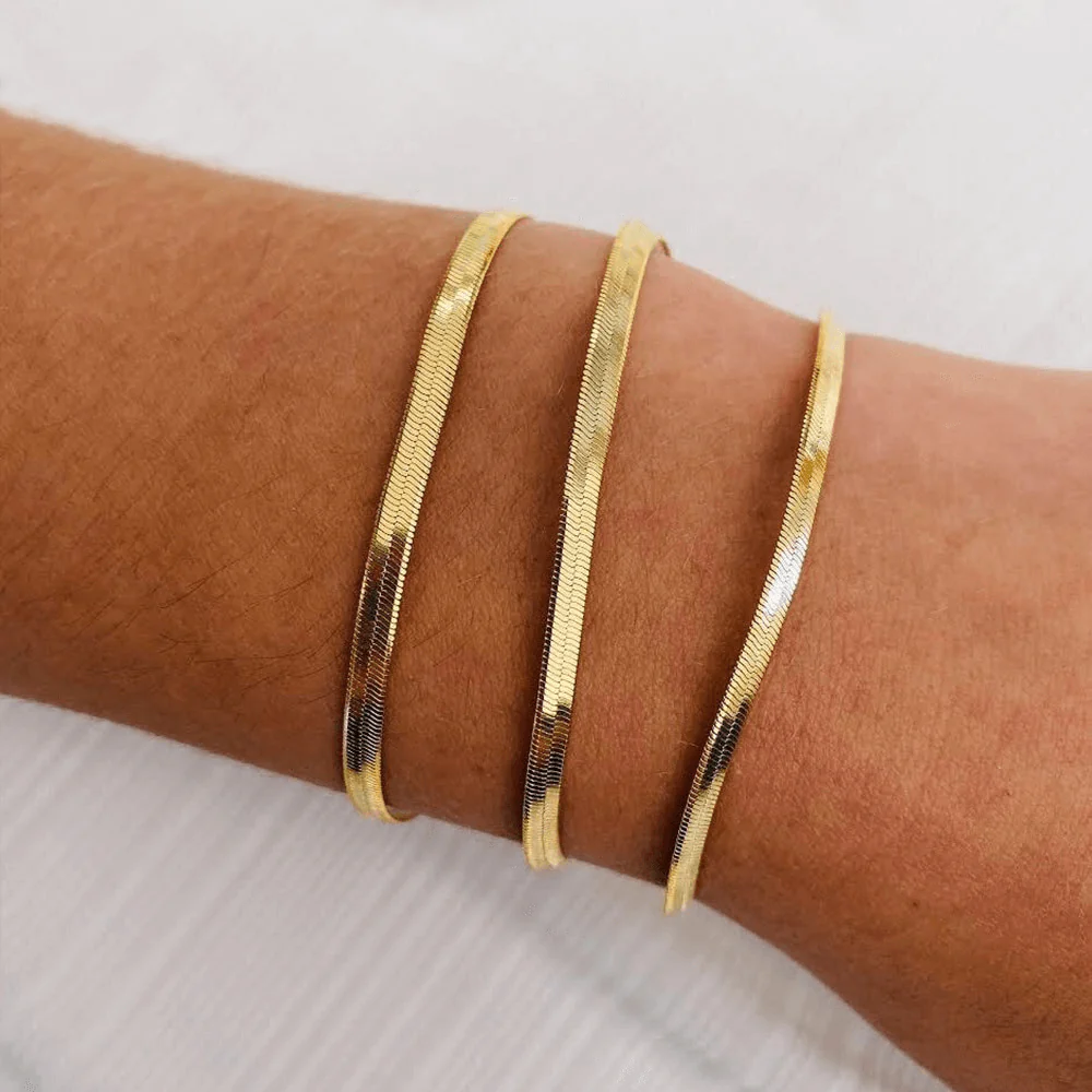 Herringbone Chain Bracelet - Image 6