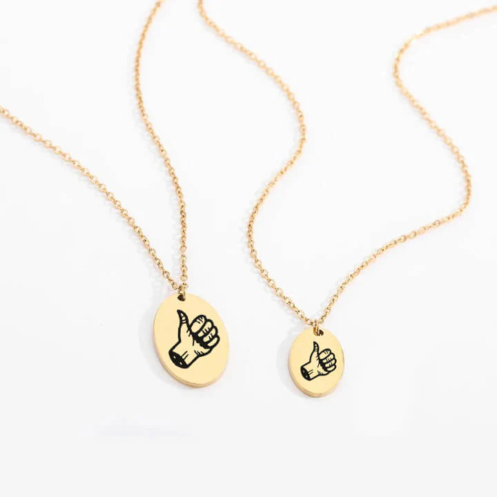 Personalized Engraved Oval Halloween Pendant Necklace - Image 22