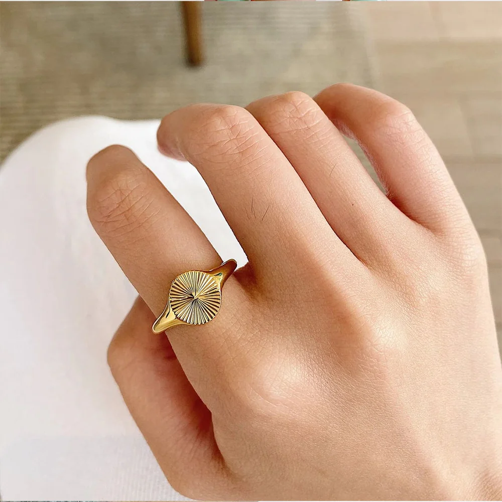 Sun Signet Ring - Image 6