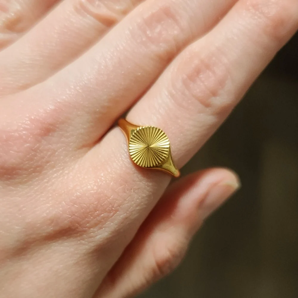 Sun Signet Ring - Image 8
